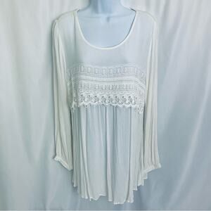 NWT Monoreno Long Sleeve Top/Tunic Size Medium